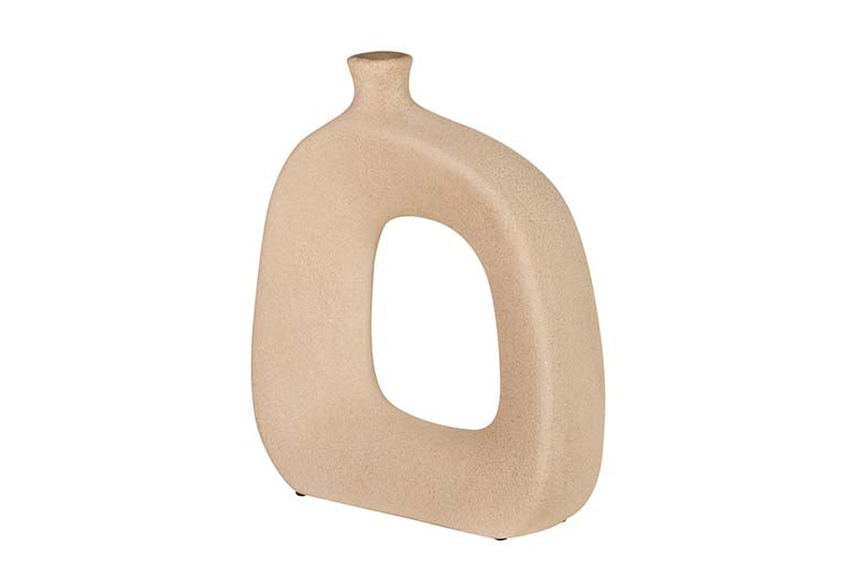 Vaso Ceramica Marron 34x11x34 cm