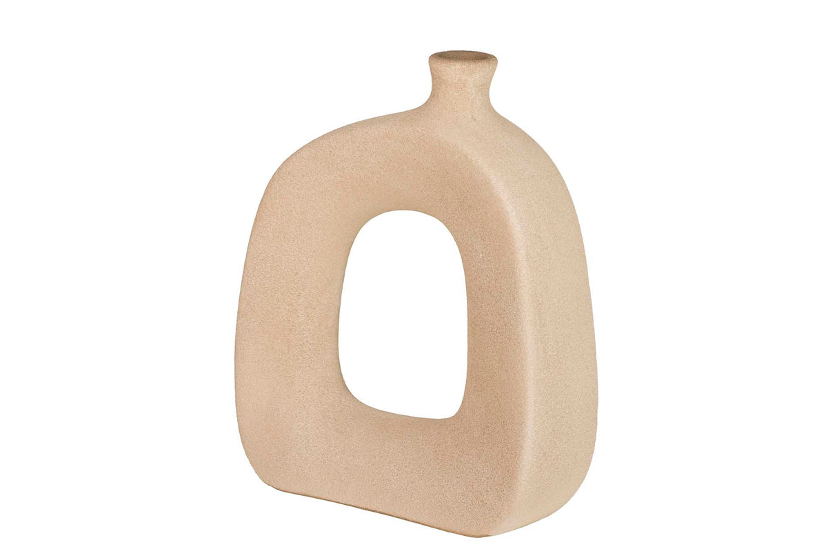 Vaso Ceramica Marron 34x11x34 cm