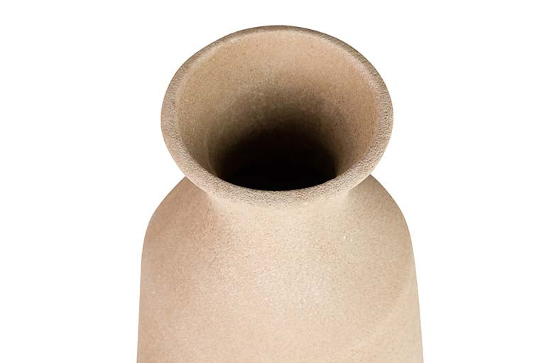 Braune Keramikvase 25x25x60 cm