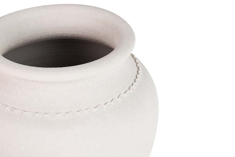 Grey Ceramic Macéter 32x32x44 cm