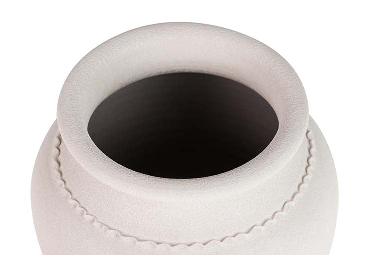 Grey Ceramic Macéter 32x32x44 cm