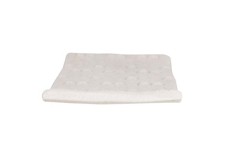 Centro de cerâmica bege 39x24x6 cm