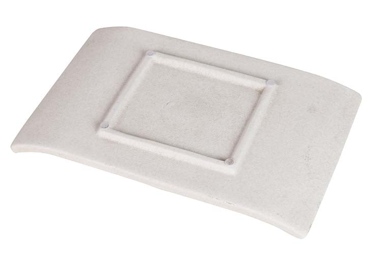 Centro de cerâmica bege 39x24x6 cm