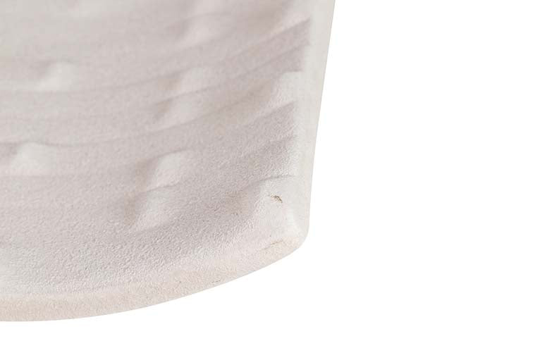 Centro de cerâmica bege 44x24x6 cm