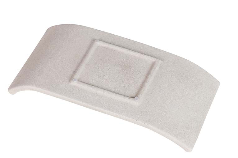 Centro de cerâmica bege 44x24x6 cm