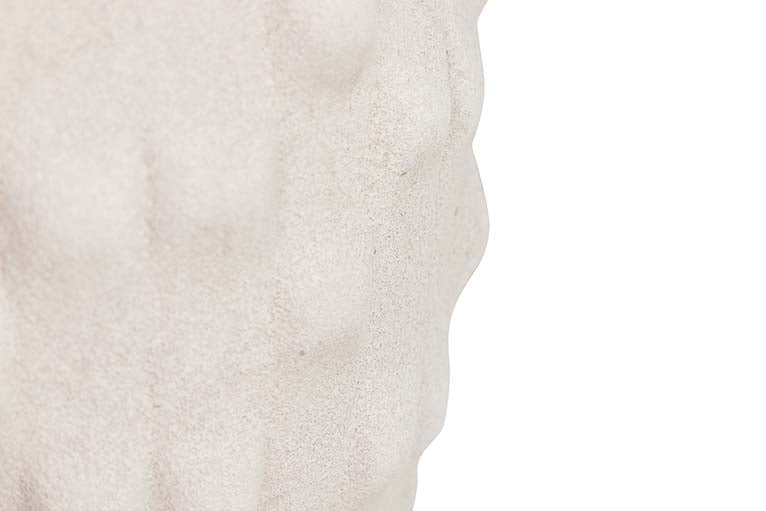 Beige Keramik Maceter 20x20x18 cm