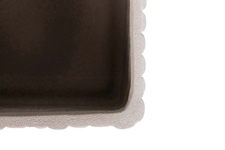 Beige Keramik Macetero 24x24x20 cm