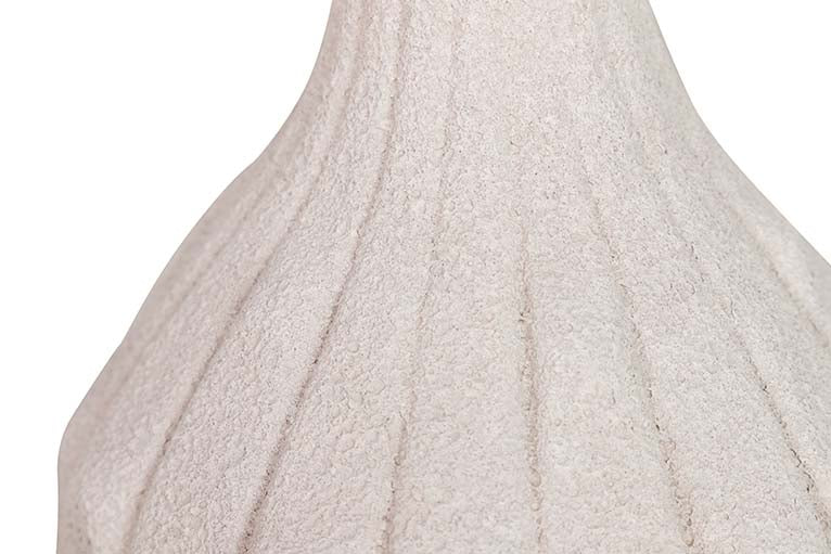 Floe beige in ceramica 17x17x22 cm