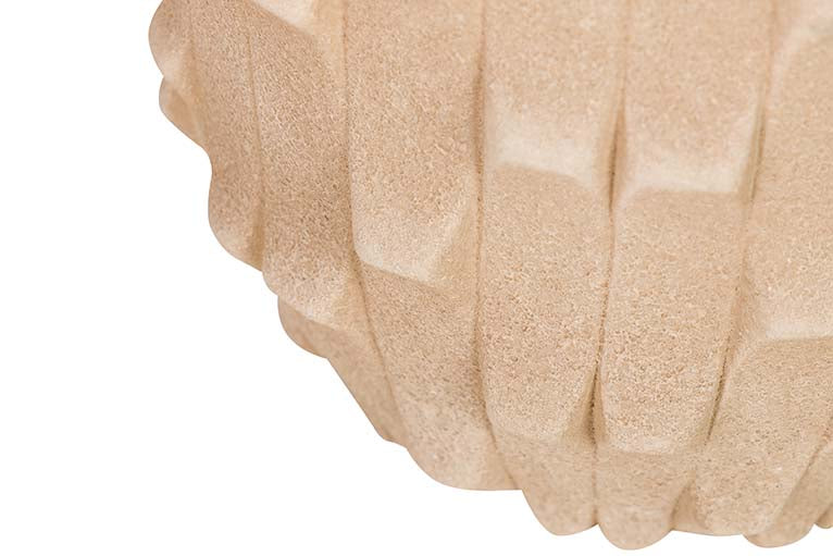 Pot en céramique brun 32x32x26 cm