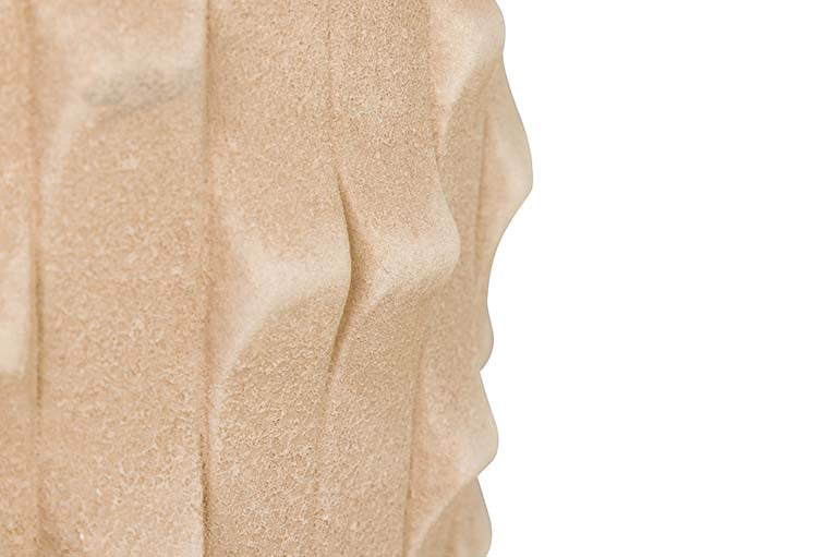 Pot en céramique brun 32x32x26 cm