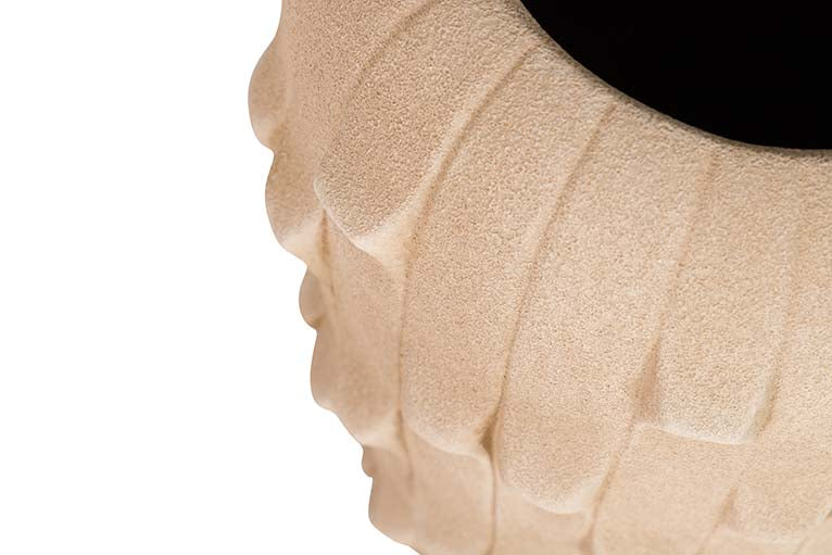 Vaso Ceramica Marron 30x30x50 cm