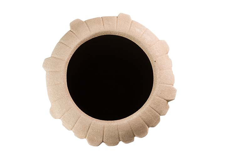 Vaso Ceramica Marron 30x30x50 cm