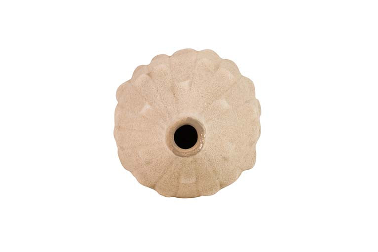 Braune Keramikvase 20x20x65 cm