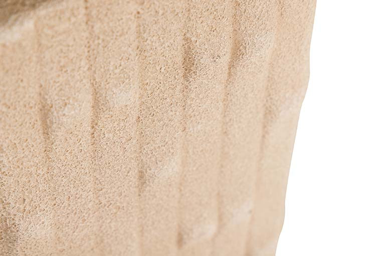 Brauner Keramik Florer 15x15x31 cm