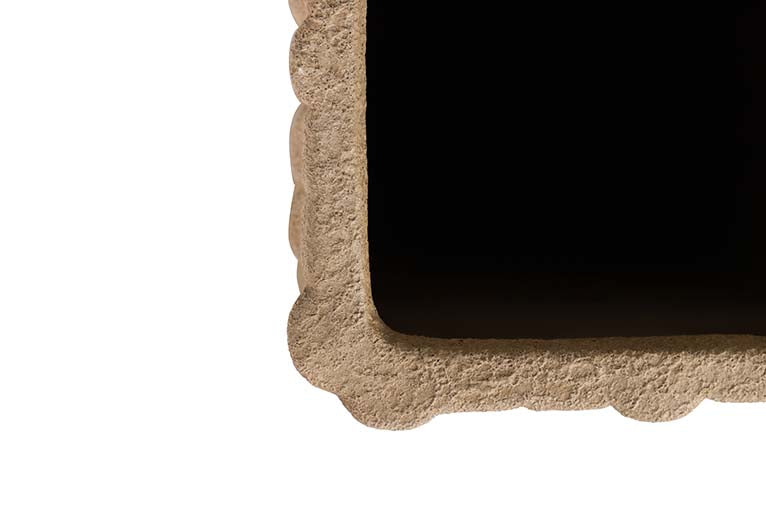 Ceramica Marron Flood 14x14x41 cm