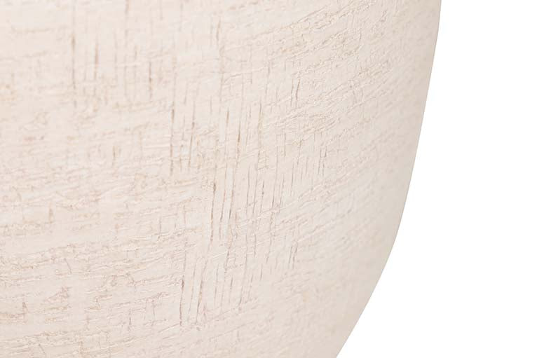 Pottage en céramique blanc 18x18x26 cm