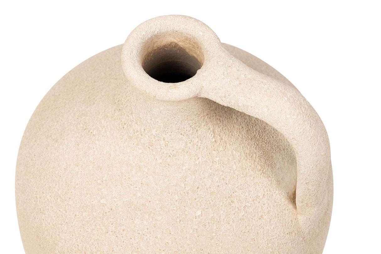 Céramica Marron Flower 25x25x40 cm