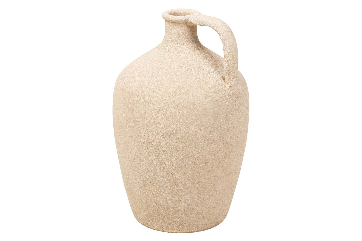 Céramica Marron Flower 25x25x40 cm