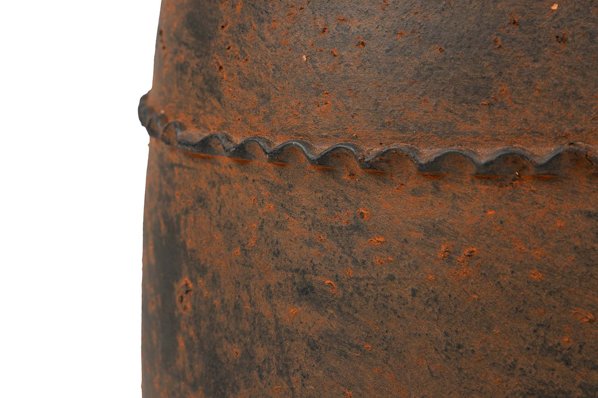 Ceramica Marron 35x35x43 cm Vase