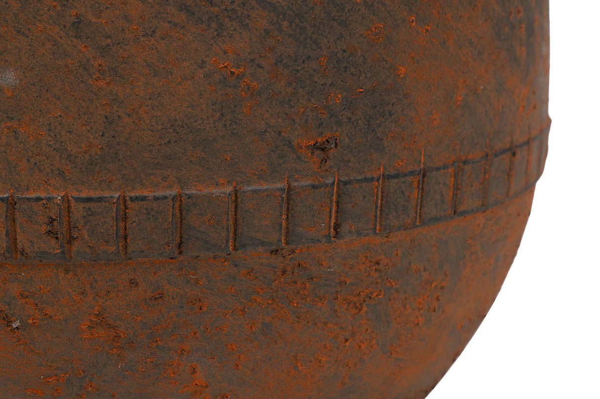 Ceramica Marron 35x35x43 cm Vase