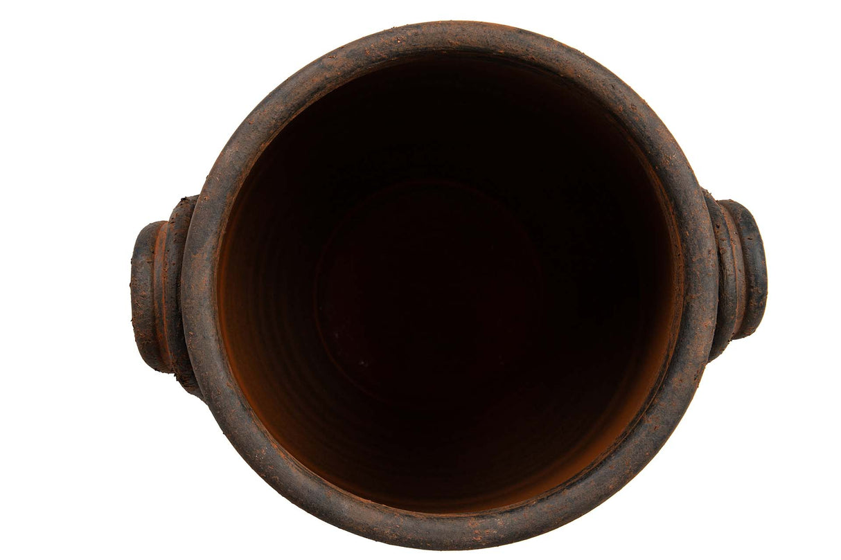 Ceramica Marron 35x35x43 cm Vase