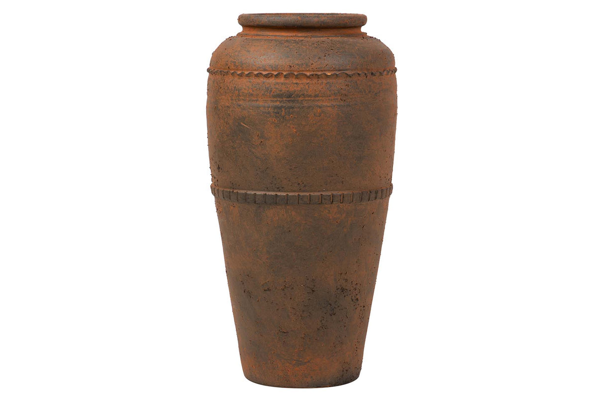 Ceramica Marron 30x30x60 cm Vase