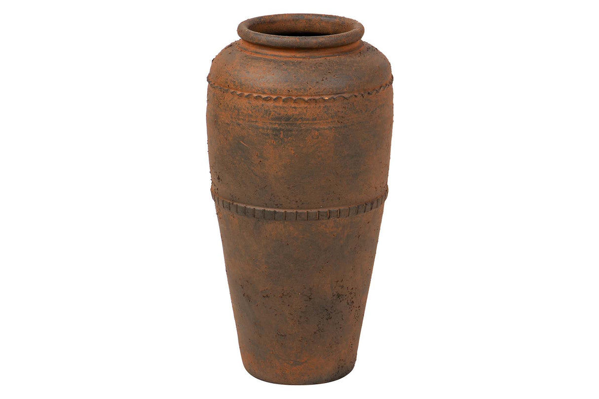 Ceramica Marron 30x30x60 cm Vase