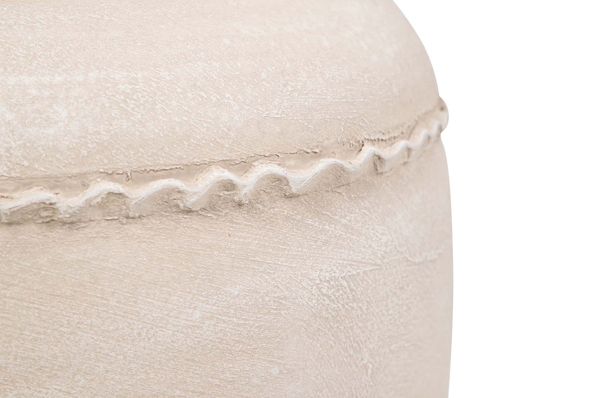 Keramikfloe Beige 27x27x50 cm