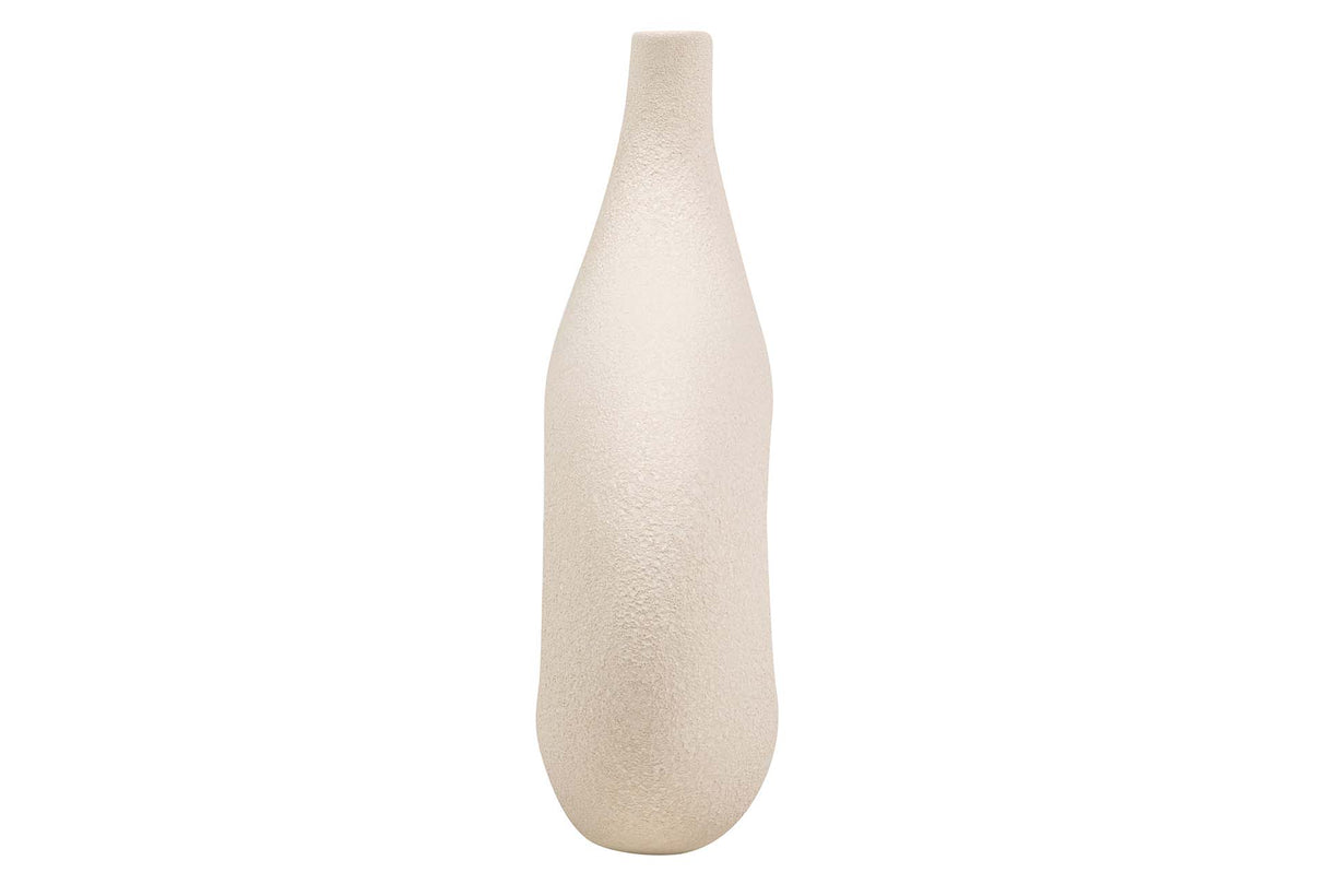 JARRON CERAMICA BEIGE 35x12x50 CM