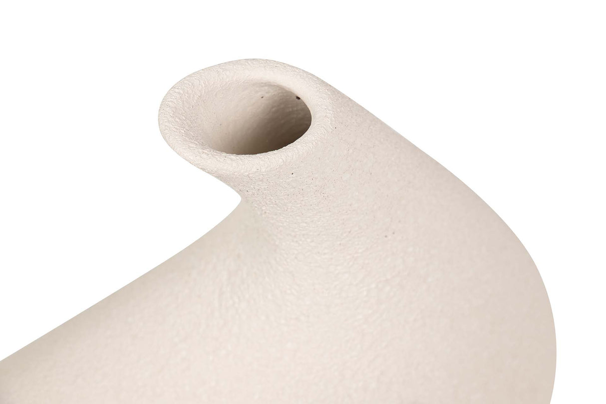 JARRON CERAMICA BEIGE 35x12x50 CM