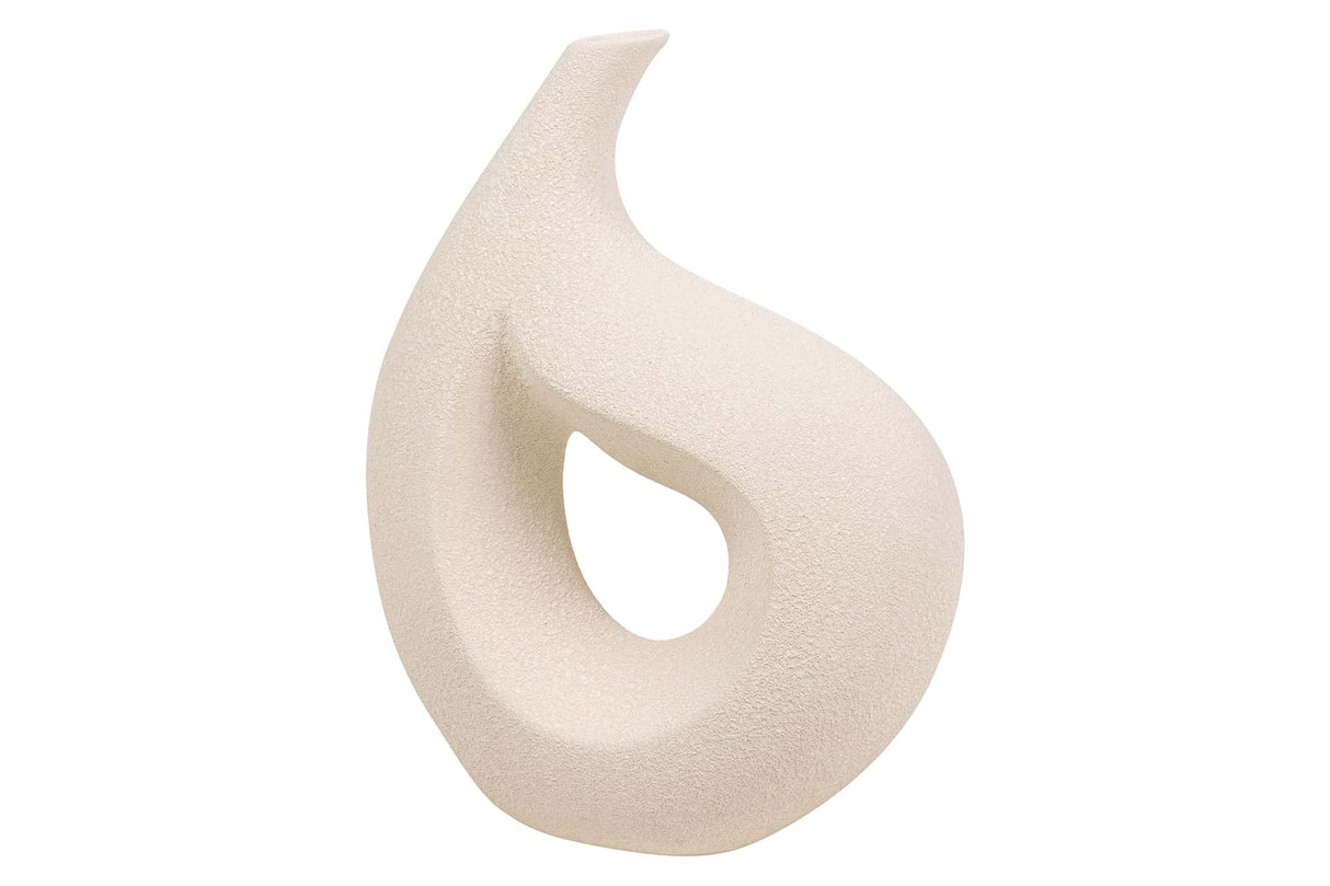 JARRON CERAMICA BEIGE 35x12x50 CM