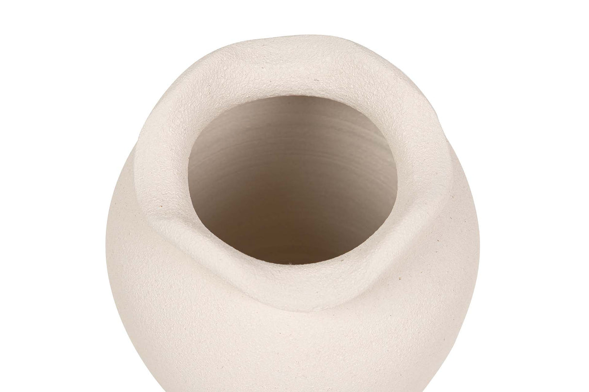 Floe en céramique beige 22x22x30 cm