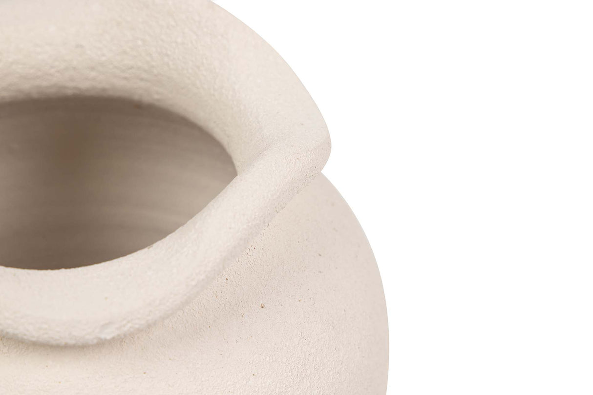 Floe en céramique beige 22x22x30 cm