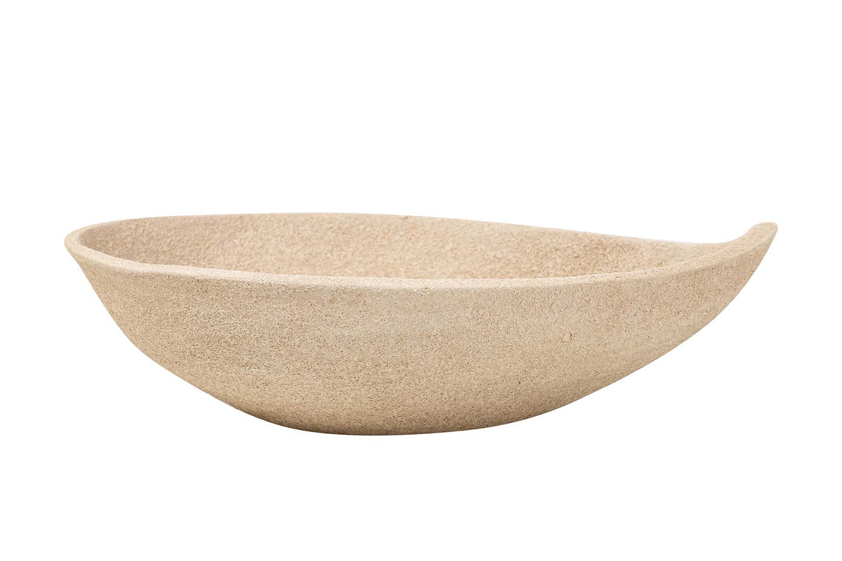 CENTRO DE MESA CERAMICA MARRON 35x20x8 CM