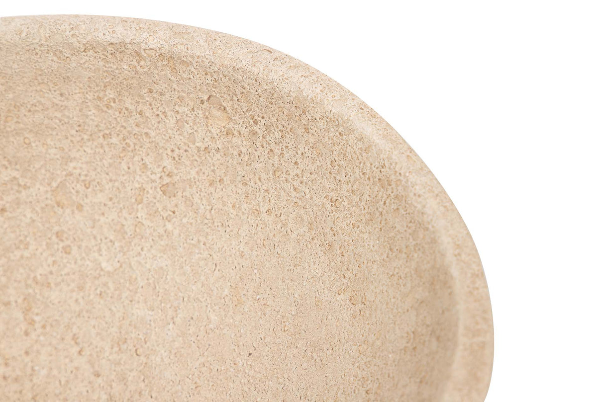 CENTRO DE MESA CERAMICA MARRON 35x20x8 CM