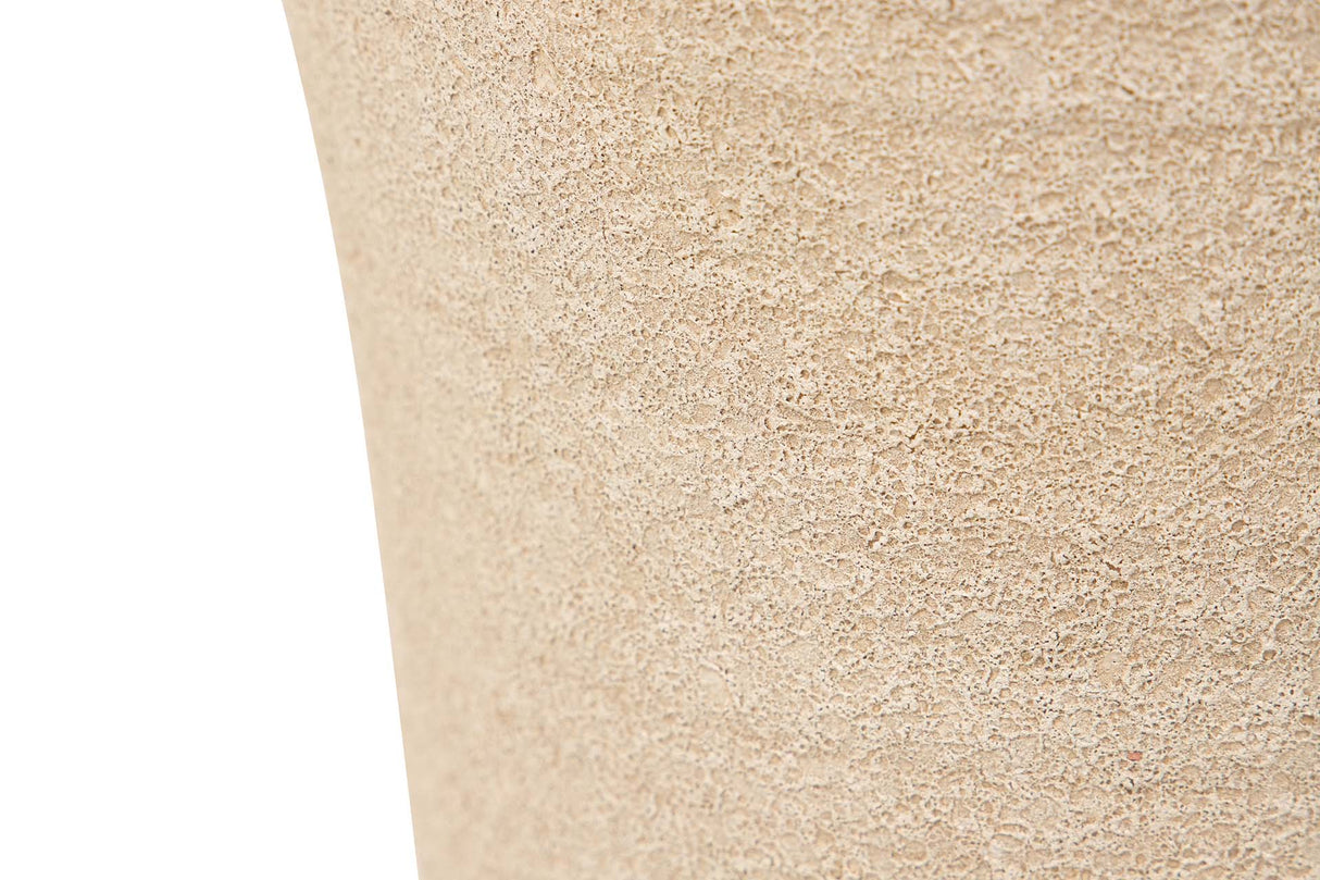 Céramica Marron Flower 25x25x40 cm