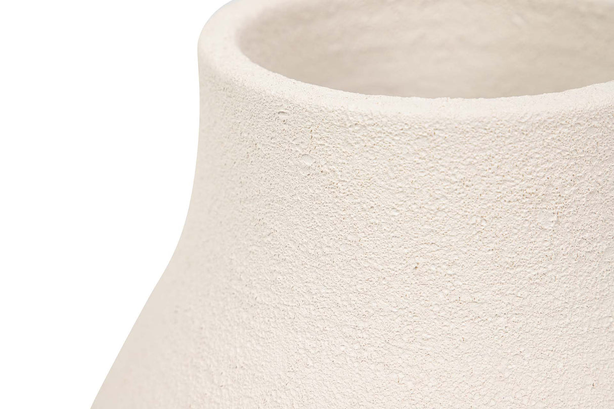 Floe céramique beige 25x25x40 cm