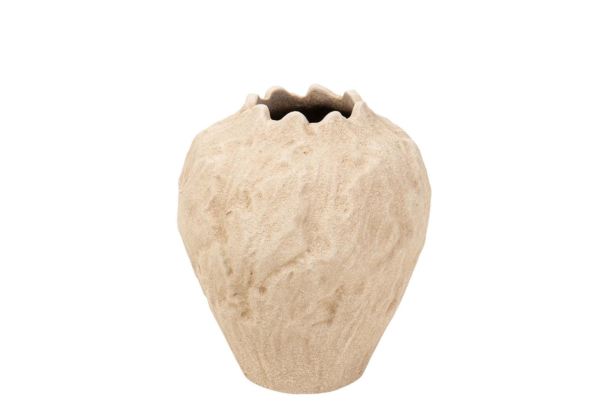 Ceramica Marron 18x18x20 cm vase