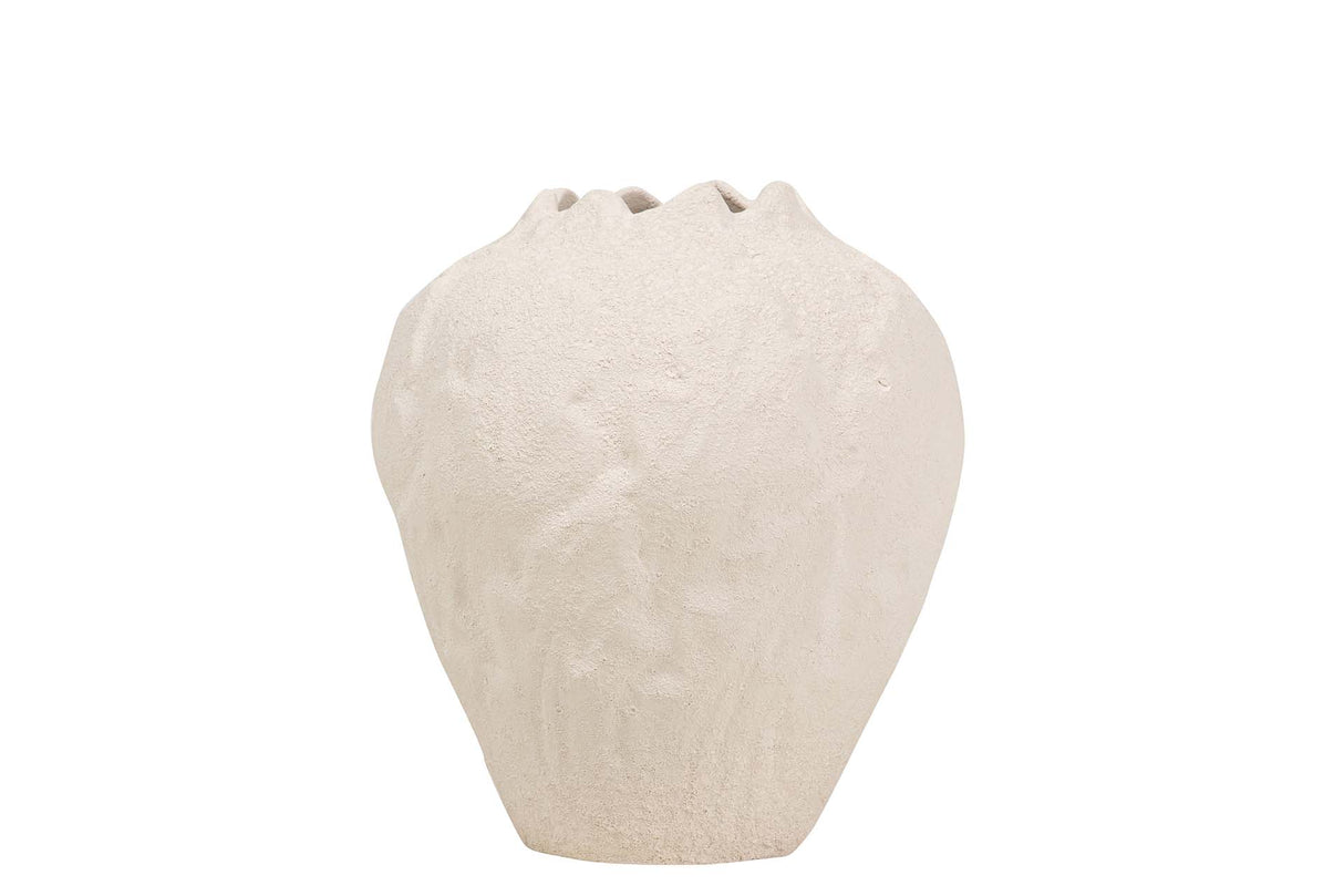 Céramique Floe Beige 18x18x20 cm