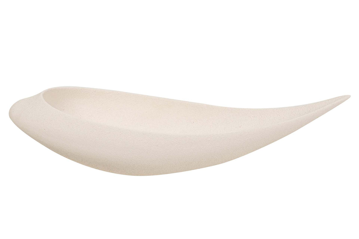 CENTRO DE MESA CERAMICA BEIGE 63x52x12 CM