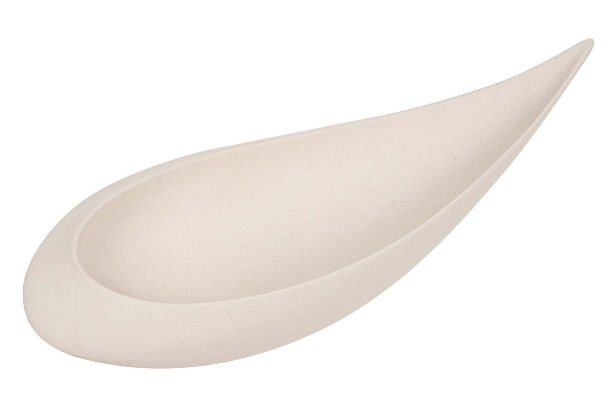 CENTRO DE MESA CERAMICA BEIGE 63x52x12 CM