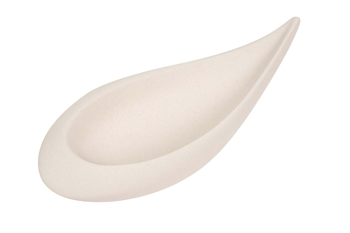 CENTRO DE MESA CERAMICA BEIGE 48x23x40 CM