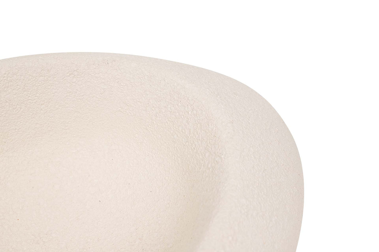 CENTRO DE MESA CERAMICA BEIGE 48x23x40 CM