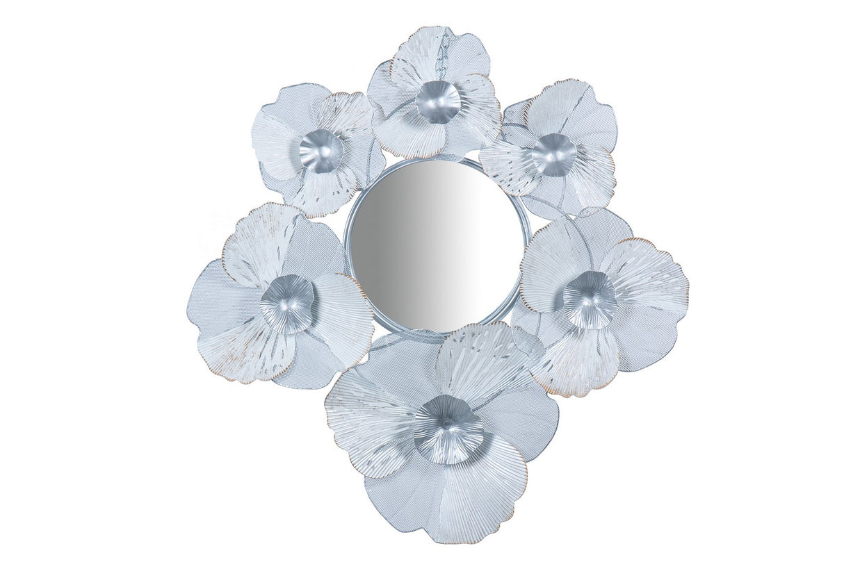 Mirror di metallo 78.7x8.9x81.9 cm