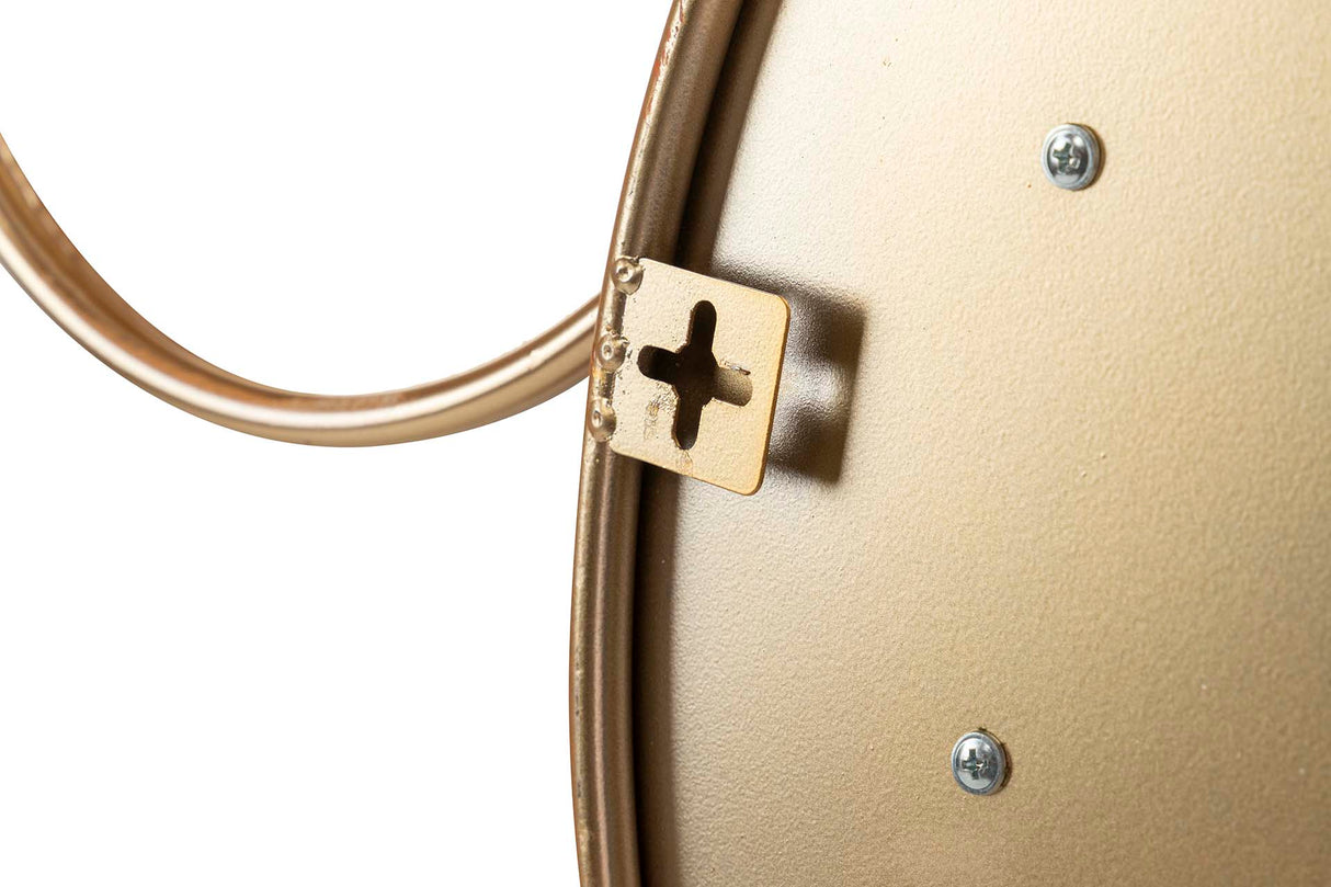 Metallwandverzierung 90x3x55 cm