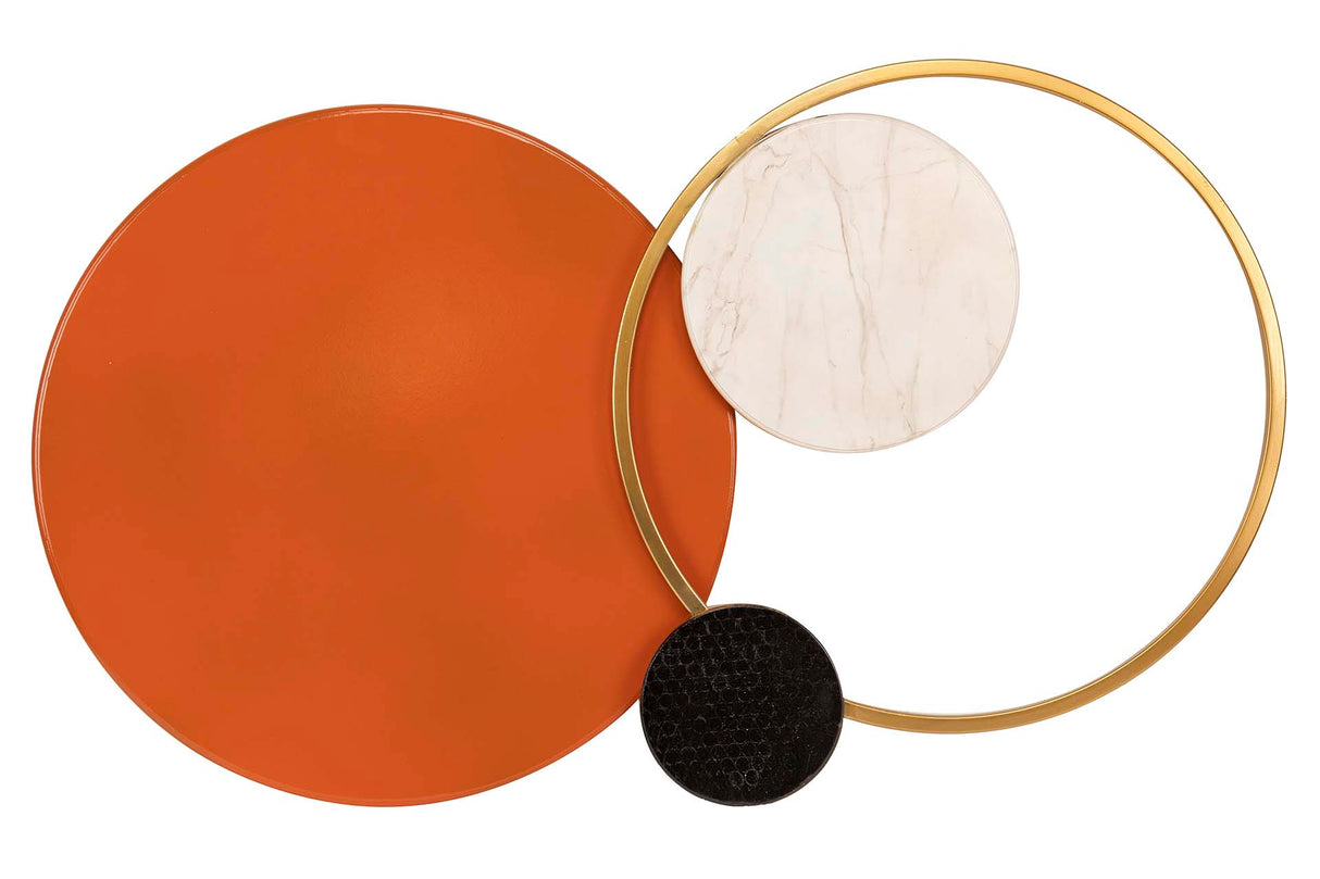 Metallwandverzierung 90x3x55 cm