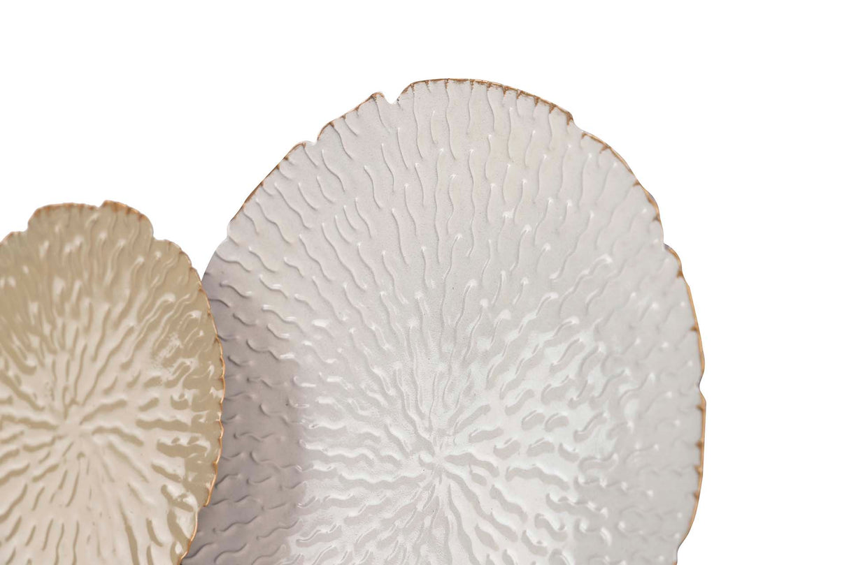 Ornamento della parete di metallo 89x6x52 cm