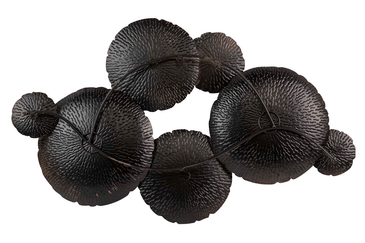 Ornamento della parete di metallo 89x6x52 cm