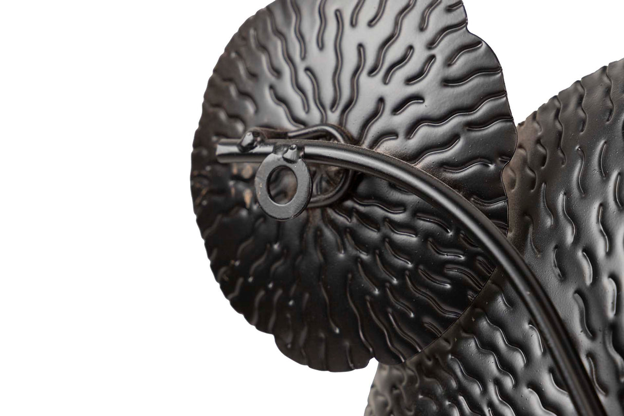 Ornamento della parete di metallo 89x6x52 cm