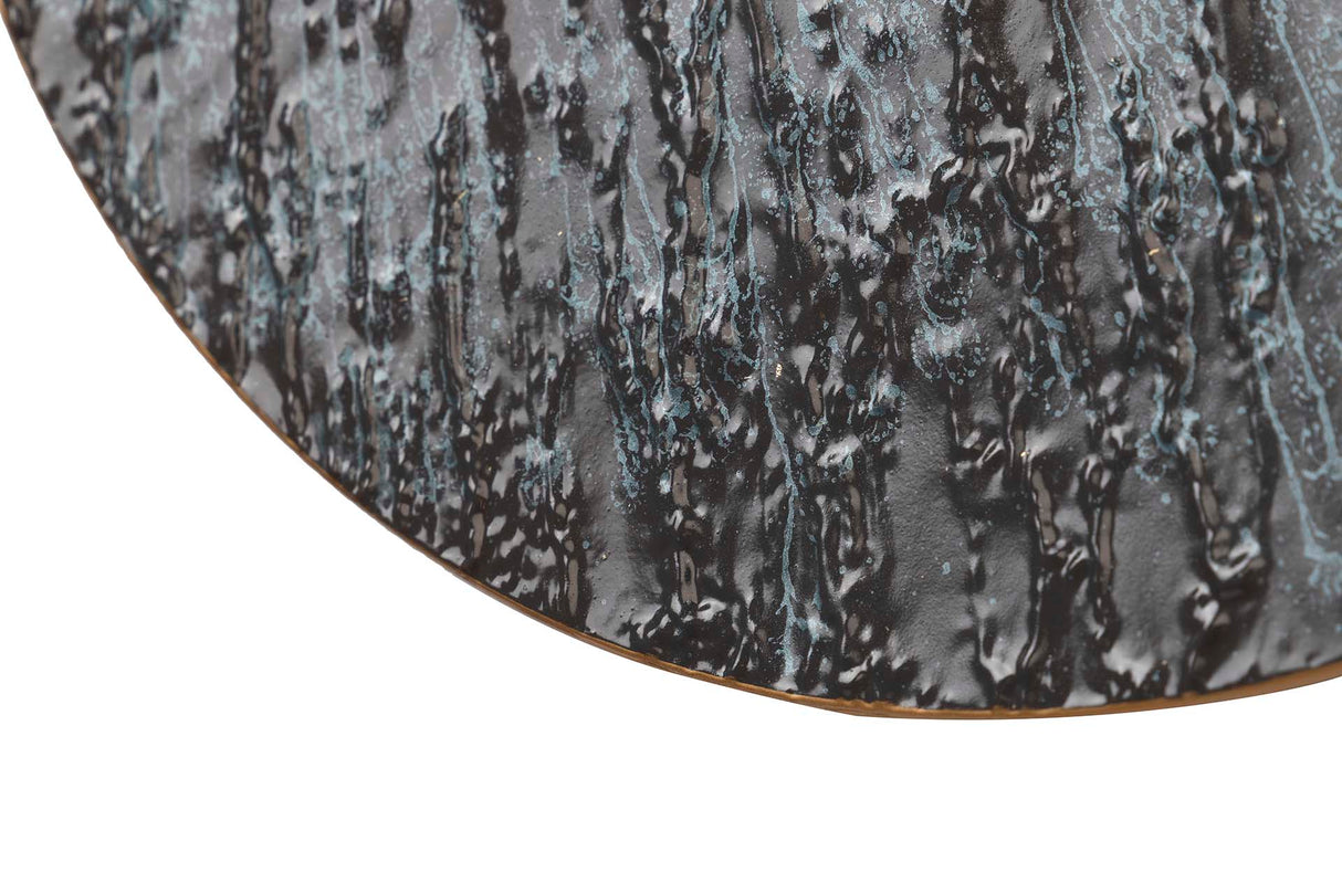 Ornamento de parede de metal 83x10x78 cm